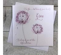 WHITE COTTON CARDS Sympathy Handmade Card - Loss of Gran VN97-GRAN