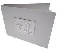 white cotton cards Value Range Christening Day Christening Gown Design Tiny Value Album