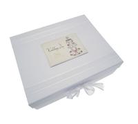 White Cotton Cards Wedding Day Large Keepsake Box Cake Design