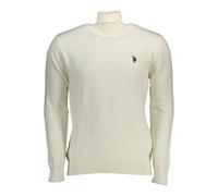 White Cotton Cashmere Turtleneck Jumper - male - U.S. Polo Assn. - Turtlenecks - White - XL - Knitwear XL