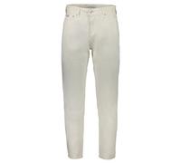 White Cotton Dad Jeans with Logo - male - Calvin Klein - Slim Fit Jeans - Beige - W31 - Jeans W31