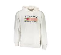 White Cotton Hooded Jumper with Logo - male - Tommy Hilfiger - Hoodies - White - S - Sweatshirts & Hoodies S