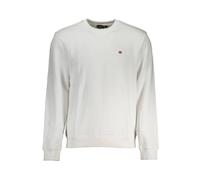 White Cotton Men Jumper - male - Napapijri - Sweatshirts - White - S - Sweatshirts & Hoodies S