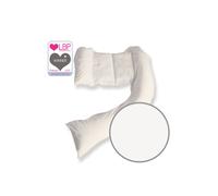 White Cotton Pregnancy Pillow Dreamgenii White One Size