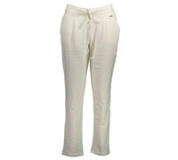 White Cotton Sports Trousers with Logo - female - U.S. Polo Assn. - Sweatpants - White - L - Trousers L