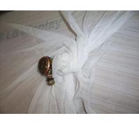 White Cotton Voile 58" Wide self Stripes Cottons