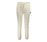 White Cotton Women's Trousers with Logo - female - North Sails - Sweatpants - Beige - XL - Trousers XL