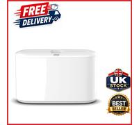 White Countertop Multifold Hand Towel Dispenser for H2 Towels One-at-a-Time