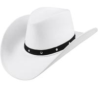 White Cowboy Hat for Adult