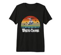White Crane Sunset/Bai He Gongfu Design Premium T-Shirt