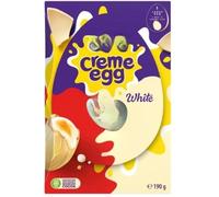 White Creme Easter Egg Shell 190g "Taste The Sweetness In Every Bite" Twisty Treat, Special For Easter Christmas,Birthday