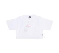 White Crop Tee with Embroidered Logo - female - Propaganda - T-Shirts - White - XS - Tops XS