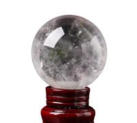 White Crystal Ball Ornaments raw Stone Living Room Porch Office Home,A-30~40mm