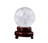 White Crystal Ball raw Stone Polished Home Porch Seven Star Array feng Shui Ornaments,70mm Gemstone Stone