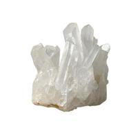 White Crystal Cluster Raw Stone Flower Demagnetization Purification Desktop Office Feng Shui Ornaments,80~110g Gemstone Stone