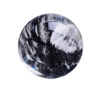 White Crystal Melting Ball Home Decoration Feng Shui Rotating,White-15~16cm