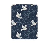 White Cute Doves Pattern Car Air Freshener Aromatherapy Tablets Hanging Scented Cards for Rooms Bathrooms Wardrobe Square
