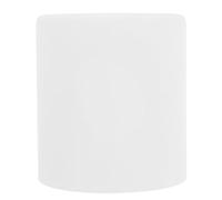 White Cylinder Glass Lamp Shade Replacement for E27 Lamps | Efficient Heat Dissipation, Soft Light Diffusion, round Hollow Form, Bedrooms and Living Room Decor