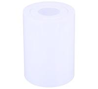 White Cylindrical Lamp Shade for E27 Socket, 42mm Opening | Milky Finish, Plastic Construction, Modern Minimalist Style, for Bedrooms, Table Lamps and Pendant Holders