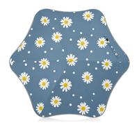 White Daisies Floral Blue Kids Umbrella Girls Large Rain Umbrellas for Boys Kid Uv Protection Sun Umbrellas Upf 50 Colorful
