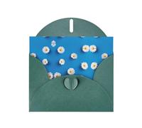 White Daisy 1 Exquisite Pearl Paper Holiday Cards, Birthday Cards, Suitable For Christmas, Valentine'S Day, Wedding Anniversary And Party Invitation Cards.