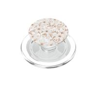 White Daisy Floral Flowers Pattern PopSockets PopGrip for MagSafe