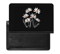 White Daisy Flower Passport Holder Cover Wallet Slim Passport Protector Card Holder Travel Accessories