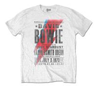 White David Bowie Live at the Hammersmith Odeon Official Unisex T-Shirt