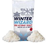 White De-Icing Winter Rock Salt 10Kg - Premium Dry Grit For Roads Driveways And Paths