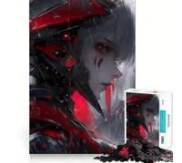 White Death Anime Girl Jigsaw Puzzle 1000 Mental Recall Game High Accuracy Cutting Craft Interactive Brain Challenge for Home (38x52cm)