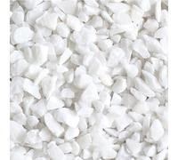 White Decorative Marble Gravel Chippings 16-32 mm Natural Garden Stone 10kg