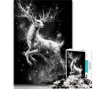White Deer 1000 Piece Jigsaw Puzzles for Teenagers Gifts,Help The Brain Exercise Addictive Toys to Cultivate Patience Great Gift (38x26cm)