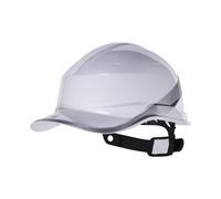 Construction Helmet ABS White Type Baseball Cap Diamond V