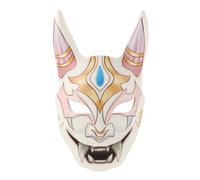 White Devil Halloween Mask for Cosplay, Carnival Masquerade Party, PU EVA