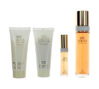 White Diamonds by Elizabeth Taylor, 4 Piece Gift Set for Women Blue Box