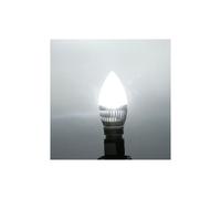 (White) Dimmable 3W 220V White Warm White LED Candle Bulb Golden Shell Lamp