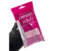 White Disposable Files for Crescent Nail File - 180 grit 30 pcs in a Pack