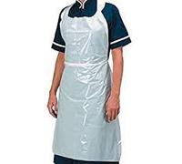White Disposable Plastic Apron (Packet of 100)