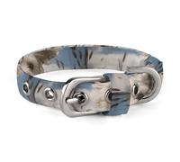 White Dog in The Field Dog Collar, Soft Comfortable Pet Collar for Small & Medium Dogs, Adjustable Durable Cat Collars for Puppies