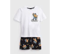 White Dog Man Print Shortie Pyjamas 9-10 years