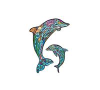 White Dolphin Art Sea Life Notebook | Sea Facts, Jokes and Positive Affirmations | 150 Lined Pages with Flipbook Animation | Perfect for Kids, Teens, and Marine Life Enthusiasts