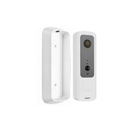 (White, Doorbell+Receiver) 1080P Smart Wireless Video Doorbell Indoor Receiver Home Security Night Vision Battery Door Bell Intercom Monitor