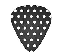 White Dot Pattern Guitar Pick 12 Picks Fashion Durable Bass Plectrums In A Box For Ukulele Electric Guitar Bass