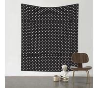 White Dot Pattern Tapestry 60x51in Bedroom Living Room On The Wall Festival Decoration Indoor Outdoor