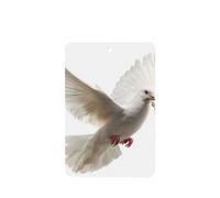 White Dove Flying Car Air Fresheners 4 Pcs Hanging Scented Cards Fragrance Scented Cards For Car Aromatherapy Tablets