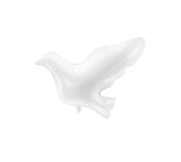 White dove foil balloon 77 x 66 cm