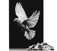 White Dove In Flight Puzzle for Adults And Teenagers 500 Pieces Puzzles for Teenagers Gifts Game Toys for Adults 500pcs (52x38cm)