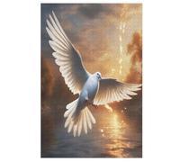 White Dove Wooden Jigsaw Puzzles 1000 Piece Puzzle For Adults. Challenging To Complete But Fun And Humorous Jigsaws （78×53cm）