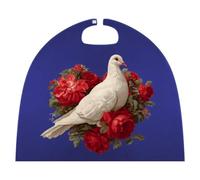 White Doves with Red Roses Cute Halloween Cape