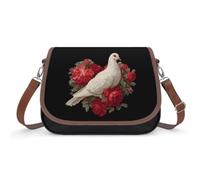 White Doves with Red Roses Women's Hobos & Shoulder Bags